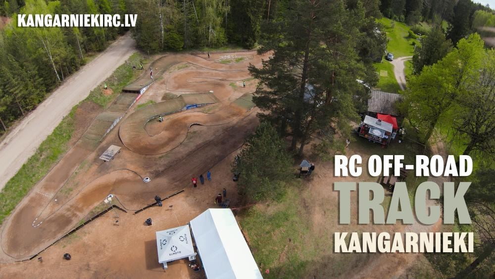 Lielizmēra radio vadāmās mašīnas - Kangarnieki RC trase